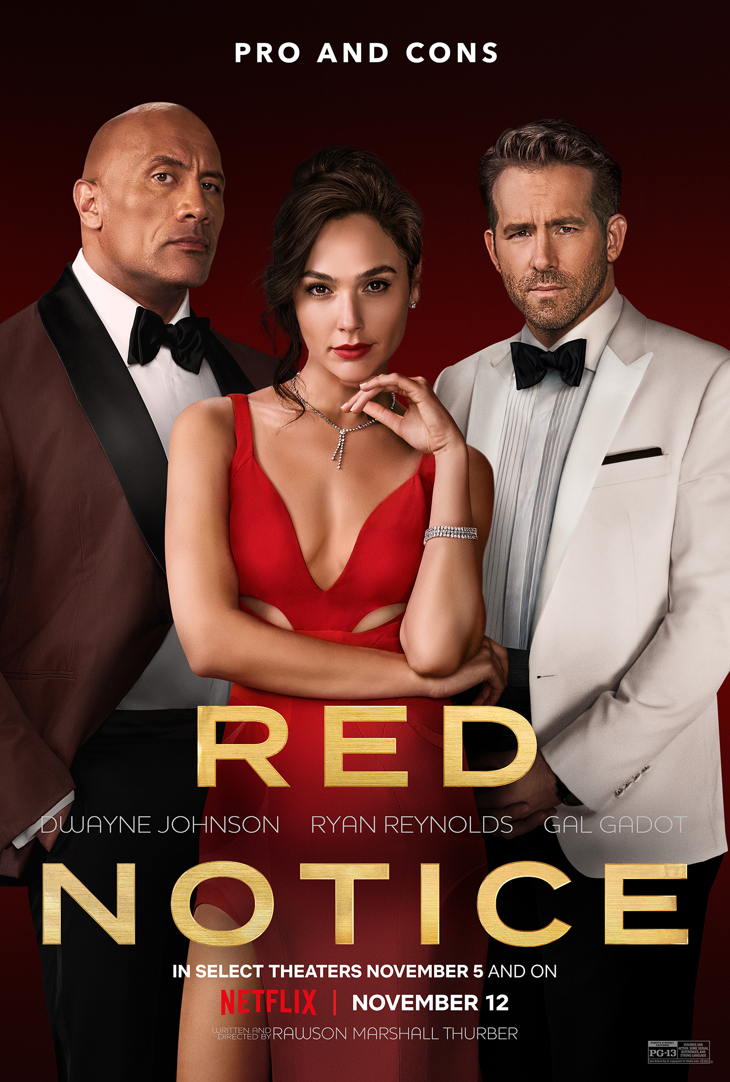 [60帧]红色通缉令 Red Notice (2021).1080P60帧三字幕轨道（简体中文&英文、简体中文、英文）